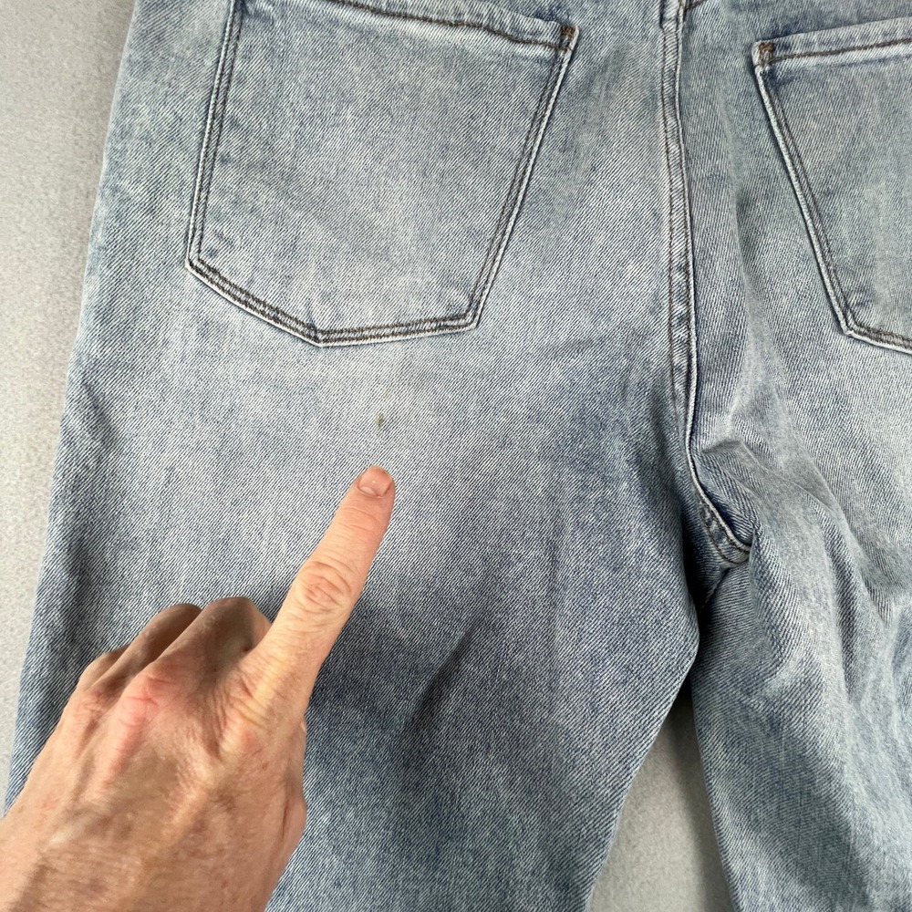 Kut from the Kloth Sienna Wide Leg Jeans Women 10 High Rise Patch Pocket - Picture 8 of 15
